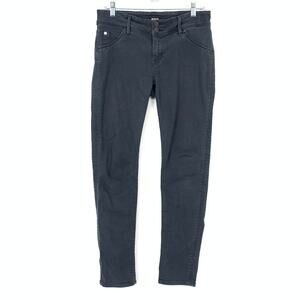 Hudson Collin Skinny Jeans Womens Size 28 Washed Blue Black Low Rise